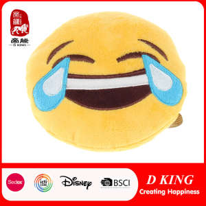 En71 Certificate Plush Stuffed Emoji Cushion for Kids